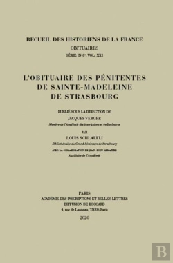 Bertrand.pt - L'Obituaire Des Penitentes De Sainte-Madeleine De Strasbourg