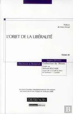 Bertrand.pt - L'Objet De La Libéralité