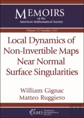 Local Dynamics Of Non-Invertible Maps Near Normal Surface Singularities
