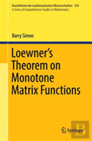 Loewner'S Theorem On Monotone Matrix Functions