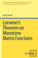 Loewner'S Theorem On Monotone Matrix Functions