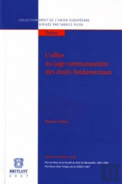 L'Office Du Juge Communautaire Des Droits Fondamentaux