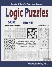 Logic Puzzles: 500 Hard Adults Puzzles
