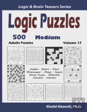 Logic Puzzles: 500 Medium Adults Puzzles