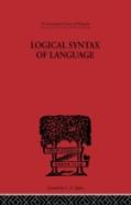 Logical Syntax Of Language