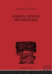 Logical Syntax Of Language