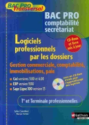 Logiciels Professionnels Par Les Dossiers ; 1ère Et Terminale Professionnelles Bac Pro Comptabilité Secrétariat
