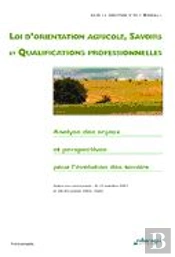 Loi D'Orientation Agricole, Savoirs Et Qualifications Professionnelles