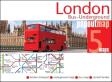London Bus And Underground Popout Map