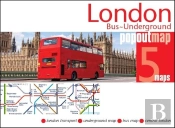 London Bus And Underground Popout Map