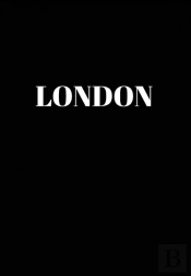 London: Hardcover Black Decorative Book