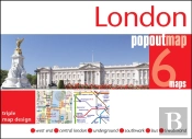 London Popout Map - 3 Pop Up Maps In 1 Pocket Size Format