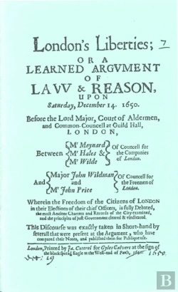 Bertrand.pt - London'S Liberties, Or A Learned Argument Of Law And Reason