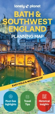 Lonely Planet Bath & Southwest England Planning Map