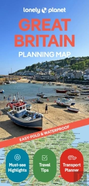 Lonely Planet Great Britain Planning Map