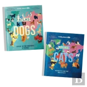 Lonely Planet Kids Atlas Of Cats And Dogs - 2 Book Collection Set