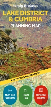 Lonely Planet Lake District & Cumbria Planning Map