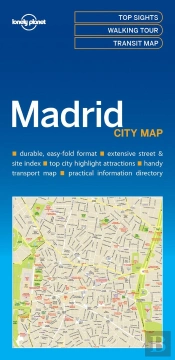 Lonely Planet Madrid City Map