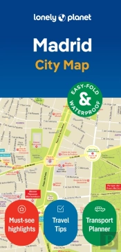 Lonely Planet Madrid City Map