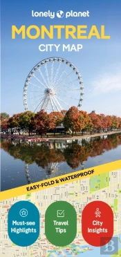 Lonely Planet Montreal City Map