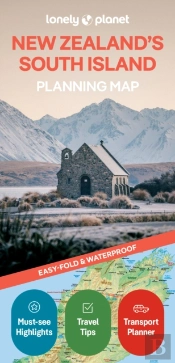 Lonely Planet New Zealand'S South Island Planning Map