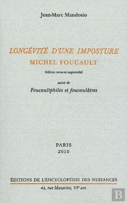 Bertrand.pt - Longévité D'Une Imposture, Michel Foucault