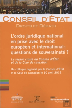 Bertrand.pt - L'Ordre Juridique National En Prise Avec Le Droit Européen Et International : Questions De  Souveraineté