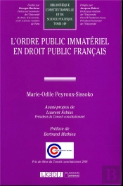 L'Ordre Public Immatériel En Droit Public Français
