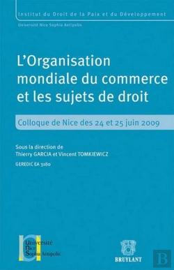 Bertrand.pt - L'Organisation Mondiale Du Commerce Et Les Sujets De Droit