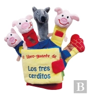 Los 3 Cerditos Y El Lobo Libro Guante Con Titeres De Dedo