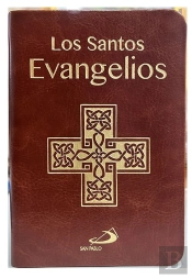 Los Santos Evangelios - Minibolsillo - Piel Cruz Dorada