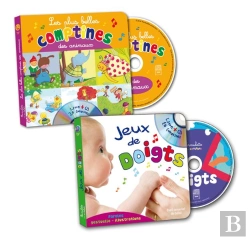 Bertrand.pt - Lot 2 Livres-Cd Animaux + Jeux De Doigts