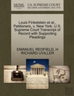 Bertrand.pt - Louis Finkelstein Et Al., Petitioners, V. New York. U.S. Supreme Court Transcript Of Record With Supporting Pleadings