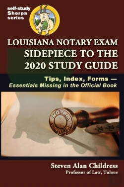 Bertrand.pt - Louisiana Notary Exam Sidepiece To The 2020 Study Guide