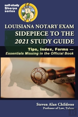 Bertrand.pt - Louisiana Notary Exam Sidepiece To The 2021 Study Guide
