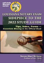 Louisiana Notary Exam Sidepiece To The 2022 Study Guide