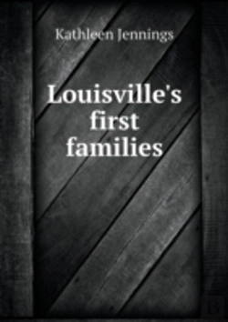 Bertrand.pt - Louisville'S First Families