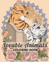 Lovable Animals Coloring Book