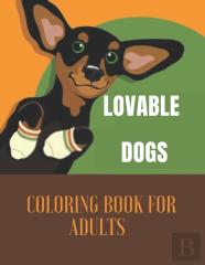 Lovable Dogs Coloring Book For Adults