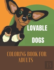 Lovable Dogs Coloring Book For Adults