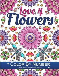 Bertrand.pt - Love 4 Flowers - Color By Number