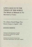 Love Calls Us To The Things Of This World