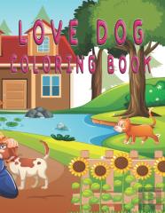 Love Dog Coloring Book