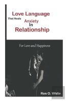 Love Language That Heals Anxiety In Relationship
