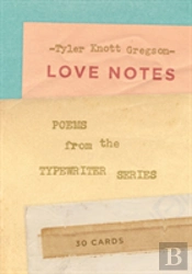 Love Notes: 30 Cards (Postcard Book): Poems From The Typewriter S