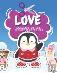 Love Scissor Skills Activity Book For Kids