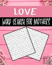 Love Word Search For Mother'S