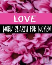 Love Word Search For Women