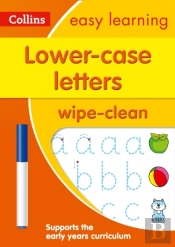 Lower Case Letters Age 3-5 Wipe Clean Activity Book