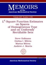 L^P-Square Function Estimates On Spaces Of Homogeneous Type And On Uniformly Rectifiable Sets
